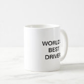 世界のドライバー最高のコーヒーマグ コーヒーマグカップ (正面右)