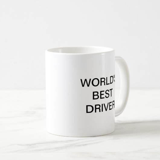 世界のドライバー最高のコーヒーマグ コーヒーマグカップ (正面右)