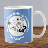 世界のドライブ最高のインストラクターをパーソナライズ コーヒーマグカップ