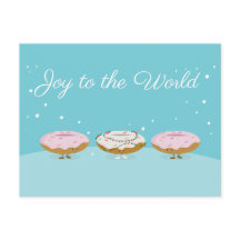 世界のドーナツへの喜び |はがき