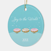 世界のドーナツ|のオーナメントへの喜び セラミックオーナメント (左)