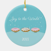 世界のドーナツ|のオーナメントへの喜び セラミックオーナメント (裏面)