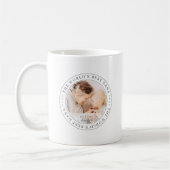 世界のナナ最高ののクラシックシンプル写真 コーヒーマグカップ (左)