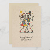 世界のハロウィンカードの楽しい結末 シーズンカード (正面/裏面)