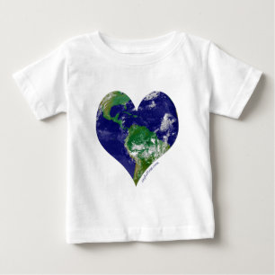 世界のハート ベビーTシャツ