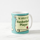 世界のバスケッ最高のプチーム。 コーヒーマグカップ (正面右)