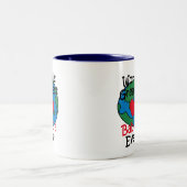 世界のバブもっとも偉大シアハート ツートーンマグカップ (中央)