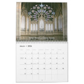 世界のパイプオルガン – 音楽カレンダー カレンダー (3月 2026)