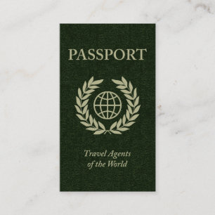 世界のパスポートの旅行代理店 名刺
