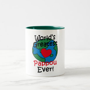 世界のパッポもっとも偉大ー·ハート ツートーンマグカップ