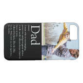 世界のパパ最高の定義おもしろい写真黒 Case-Mate iPhoneケース (裏面(横))