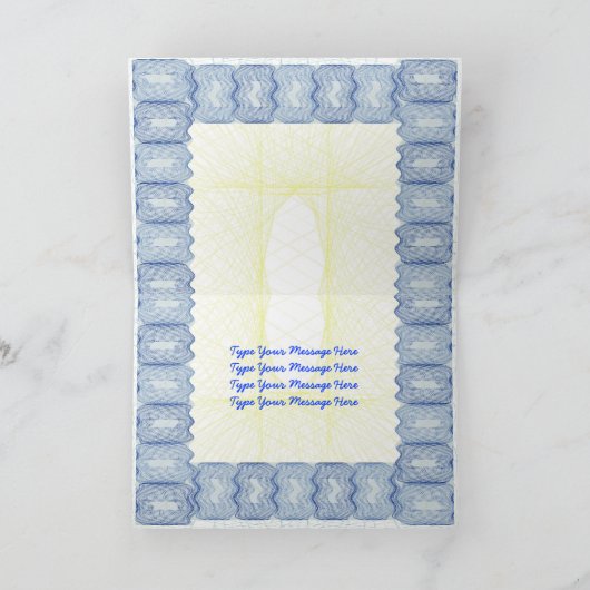 世界のパパ証明最高の書を作る カード (内部)