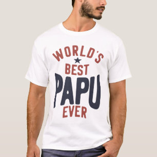 世界のパプ最高のーエバー メンズギフト Tシャツ