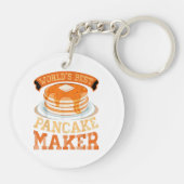 世界のパンケ最高のーキメーカー – パンケおもしろいーキメーカー キーホルダー (裏面)