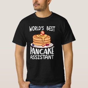 世界のパンケ最高のーキ助手 Tシャツ