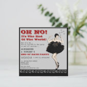 世界のパーティの招待状の端 招待状 (スタンド正面)