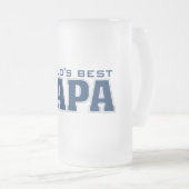 世界のパ最高のパグラス フロストグラスビールジョッキ (正面右)