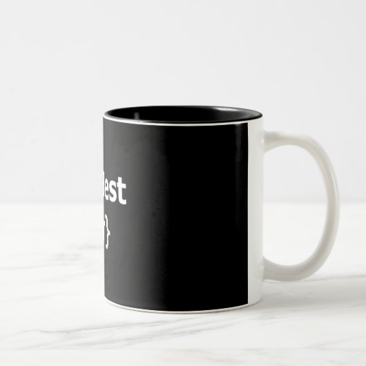 世界のヒーラー最高のマグ ツートーンマグカップ (右)