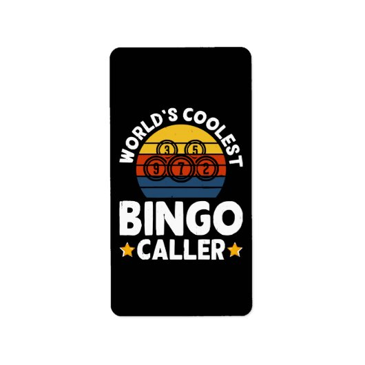 世界のビンゴクールコーラー ラベル (正面)