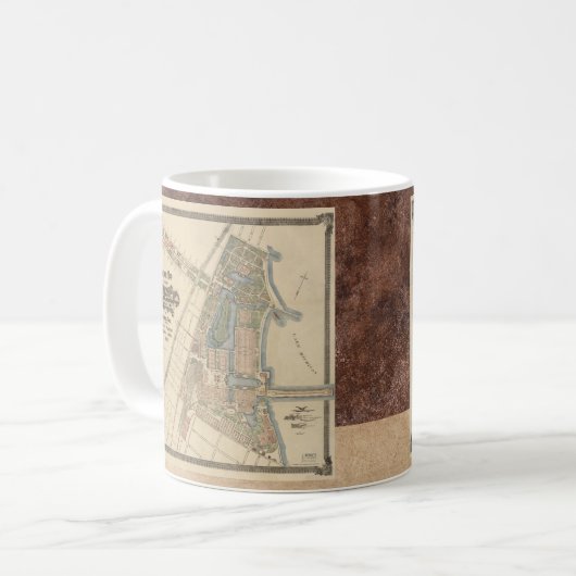 世界のフェアシカゴ土産マップ1893年コーヒーマグ コーヒーマグカップ (正面左)