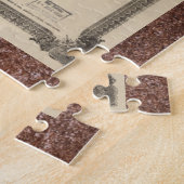 世界のフェアシカゴ土産マップ, 1893 ジグソーパズル (側面)