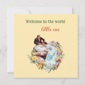 世界のフローラヴィンテージ新生児へようこそ (正面)