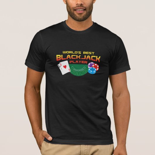 世界のブラックジャ最高のック選手 Tシャツ (正面)