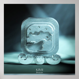 世界のブリジャー・キミ。マヤ・キン。ツァルキン。エンラザドール ポスター