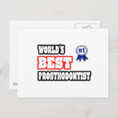 世界のプロス最高のト歯科医 ポストカード (正面/裏面)