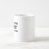 世界のプロデューサ最高のー コーヒーマグカップ (中央)