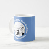 世界のヘアドレ最高のスをパーソナライズ コーヒーマグカップ (正面左)