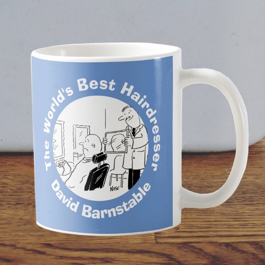 世界のヘアドレ最高のスをパーソナライズ コーヒーマグカップ