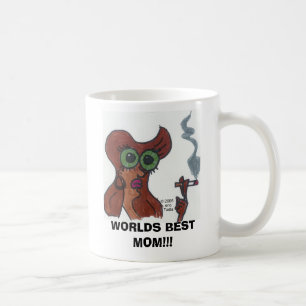 世界のベストのお母さん!!! コーヒーマグカップ
