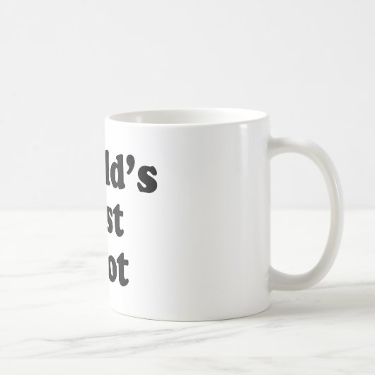 世界のベストのパイロット コーヒーマグカップ (右)