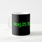 世界のベストのパパ コーヒーマグカップ (正面左)