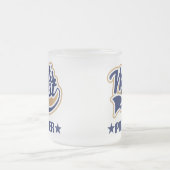 世界のベストの生産者 フロストグラスマグカップ (中央)