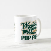 世界のベストの破裂音の破裂音のギフト コーヒーマグカップ (正面右)