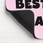 世界のベスト米国東部標準時刻のおばあさんの黒の文字のTシャツのギフト マウスパッド (コーナー)