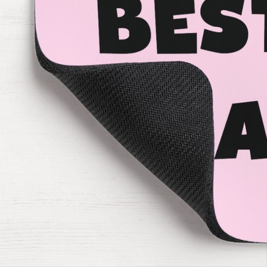 世界のベスト米国東部標準時刻のおばあさんの黒の文字のTシャツのギフト マウスパッド (コーナー)