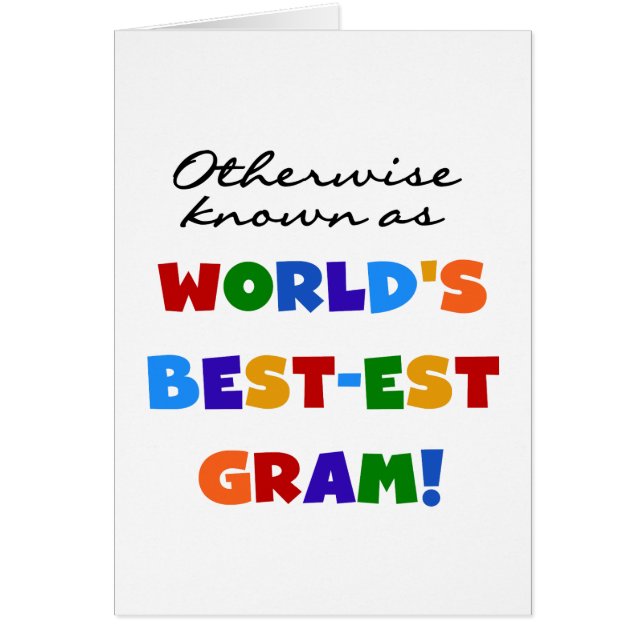 世界のベスト米国東部標準時刻のグラムのギフトとしてさもなければ知られていて (正面)