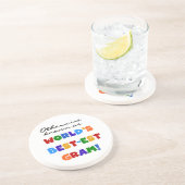 世界のベスト米国東部標準時刻のグラムのギフトとしてさもなければ知られていて コースター (側面)