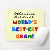 世界のベスト米国東部標準時刻のグラムのギフトとしてさもなければ知られていて マウスパッド (マウス)