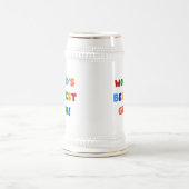 世界のベスト米国東部標準時刻のグラム明るい色のギフト ビールジョッキ (中央)