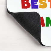 世界のベスト米国東部標準時刻の祖母の明るいTシャツおよびギフト マウスパッド (コーナー)