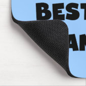 世界のベスト米国東部標準時刻の祖父の黒くか白い文字 マウスパッド (コーナー)