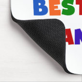 世界のベスト米国東部標準時刻の祖父明るい色のギフト マウスパッド (コーナー)