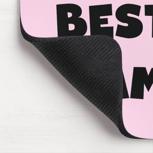 世界のベスト米国東部標準時刻Gammieの白黒ギフト マウスパッド (コーナー)