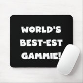 世界のベスト米国東部標準時刻Gammieの白黒ギフト マウスパッド (マウス)