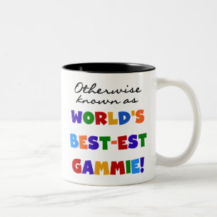 世界のベスト米国東部標準時刻GammieのTシャツおよびギフト ツートーンマグカップ