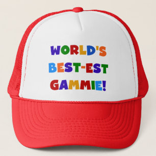 世界のベスト米国東部標準時刻Gammie明るい色のギフト キャップ